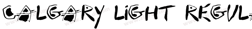 Calgary Light Regula字体转换